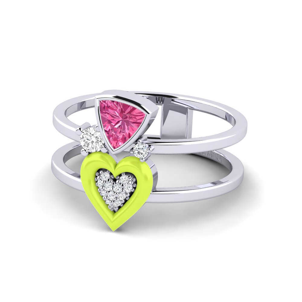 950 Palladium Ring Affollata