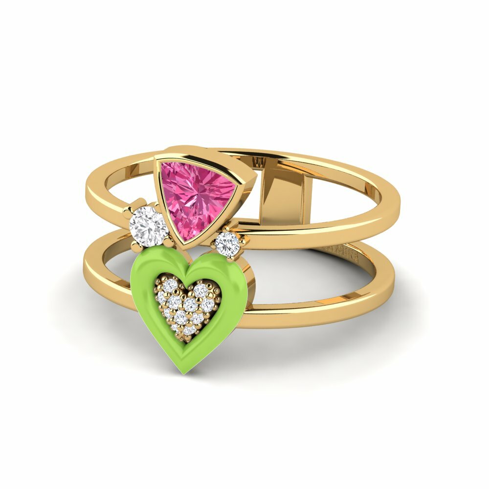 Tourmaline Rose Bague Affollata