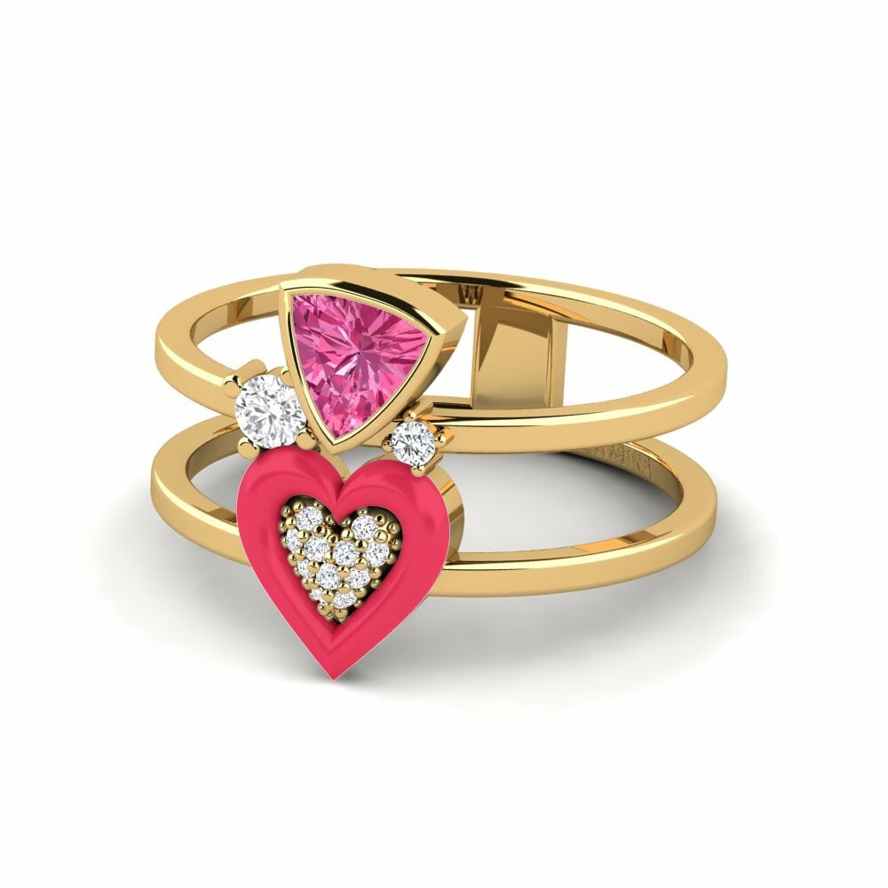 Tourmaline Rose Bague Affollata