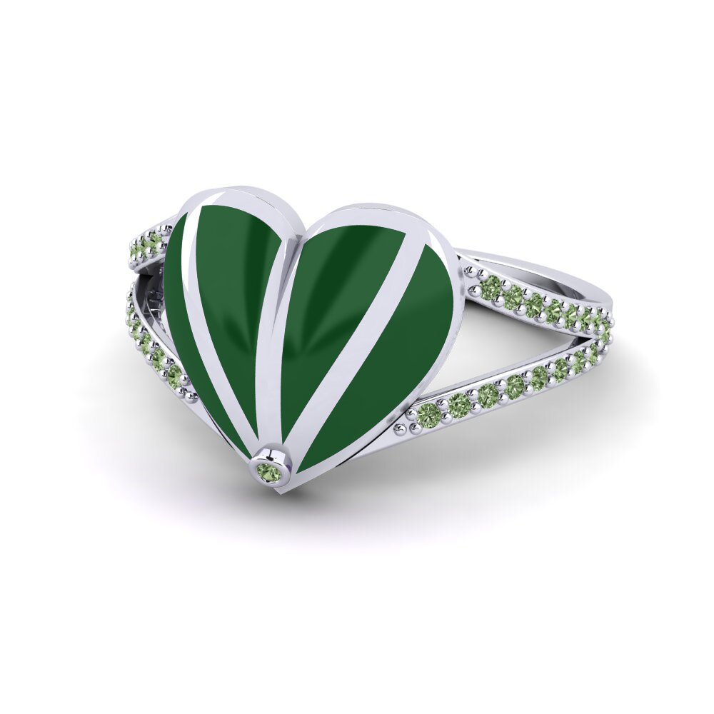 Green Diamond Ring Afterglow