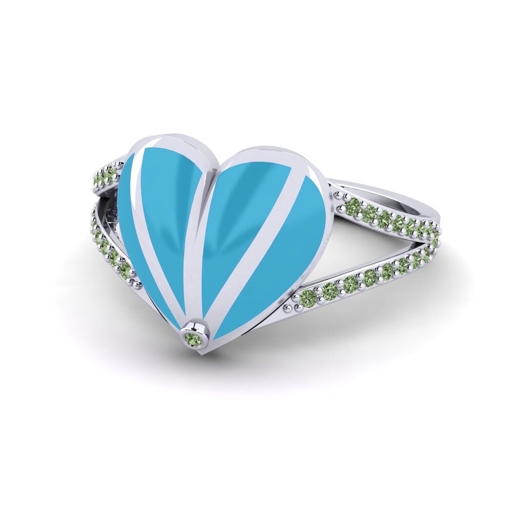 Green Diamond Ring Afterglow
