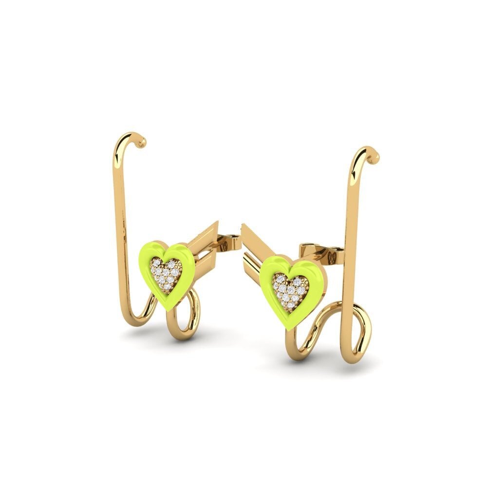 White sapphire Women's Earring Alcove