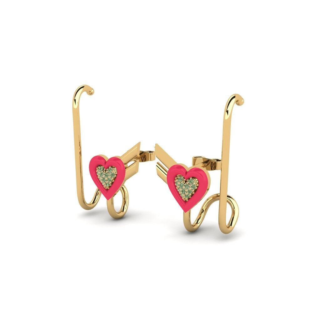 Green Diamond Women's Earring Alcove