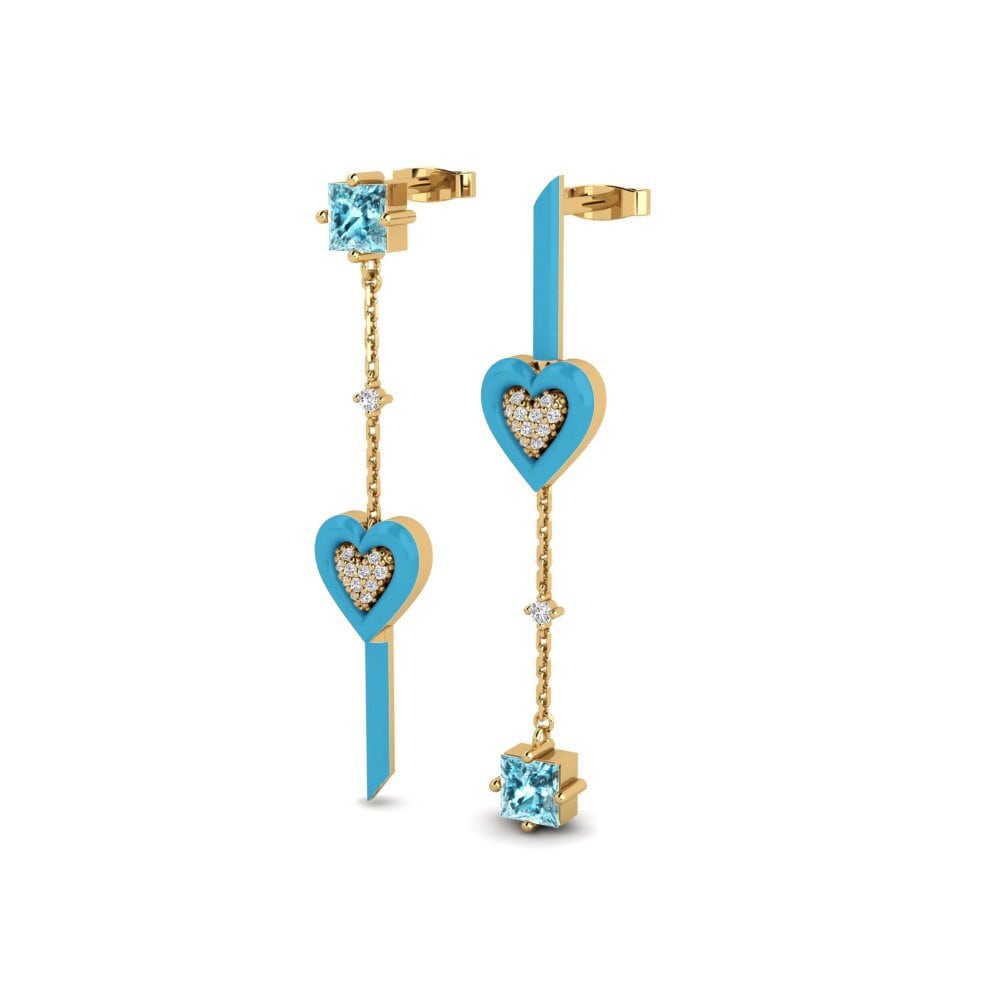 Blue Zircon Women's Earring Amorediverso