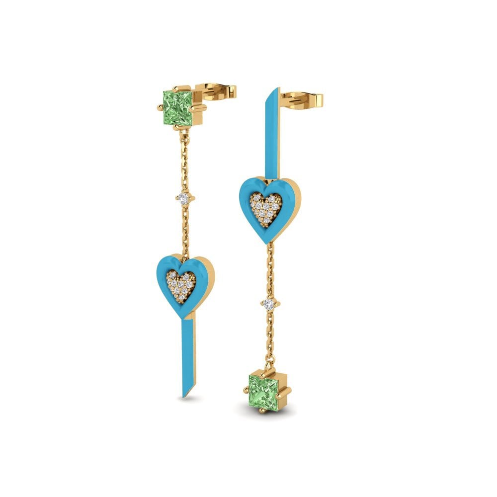 Green Diamond Women's Earring Amorediverso