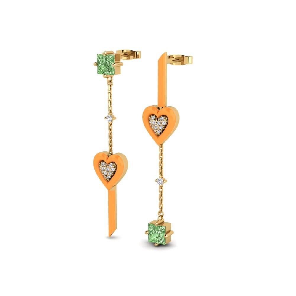 Diamante Verde Pendiente de mujer Amorediverso