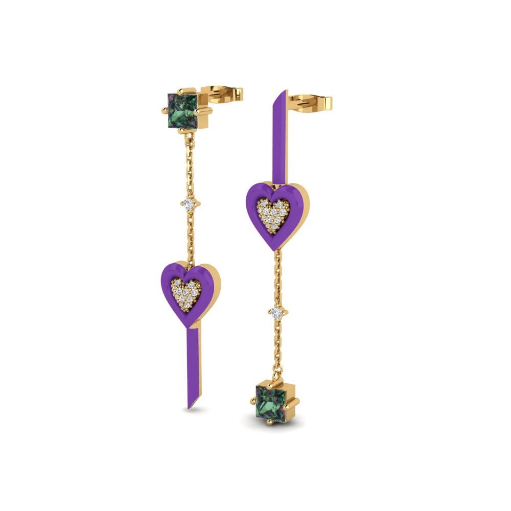 Mystic Topaz Women's Earring Amorediverso