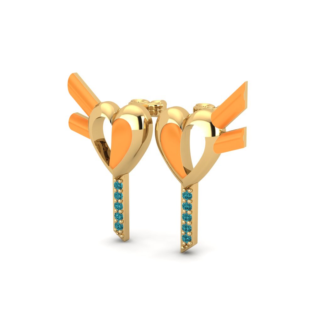 Blue Diamond Women's Earring Amoregemello