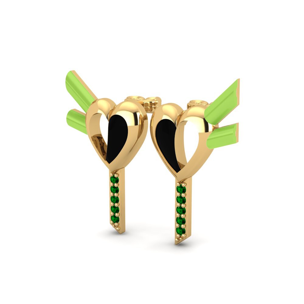 Green Zirconia Women's Earring Amoregemello