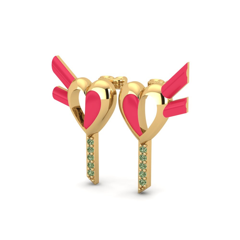 Green Diamond Women's Earring Amoregemello