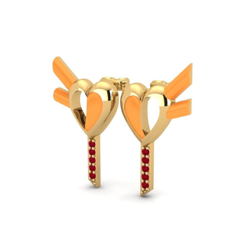 Red Zirconia Women's Earring Amoregemello