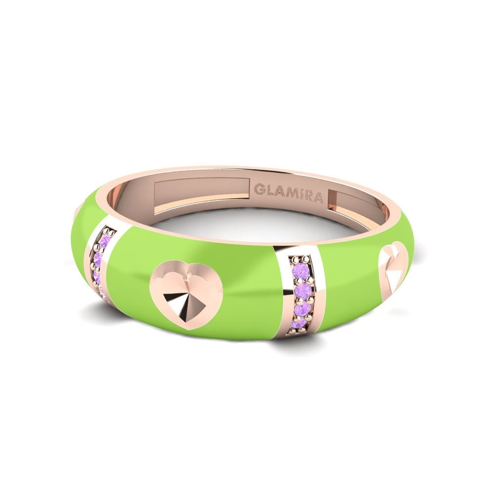 Rotgold 375 Ring Amorousness