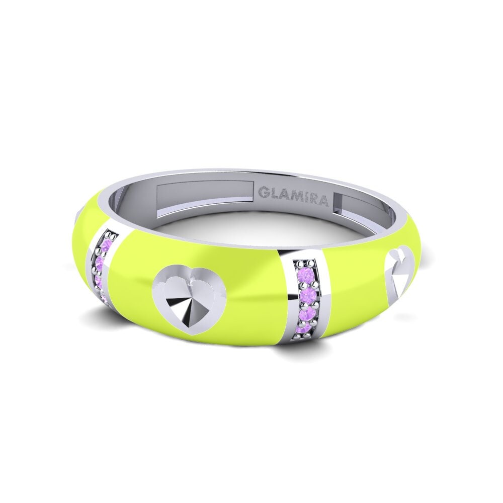 950 Palladium Ring Amorousness