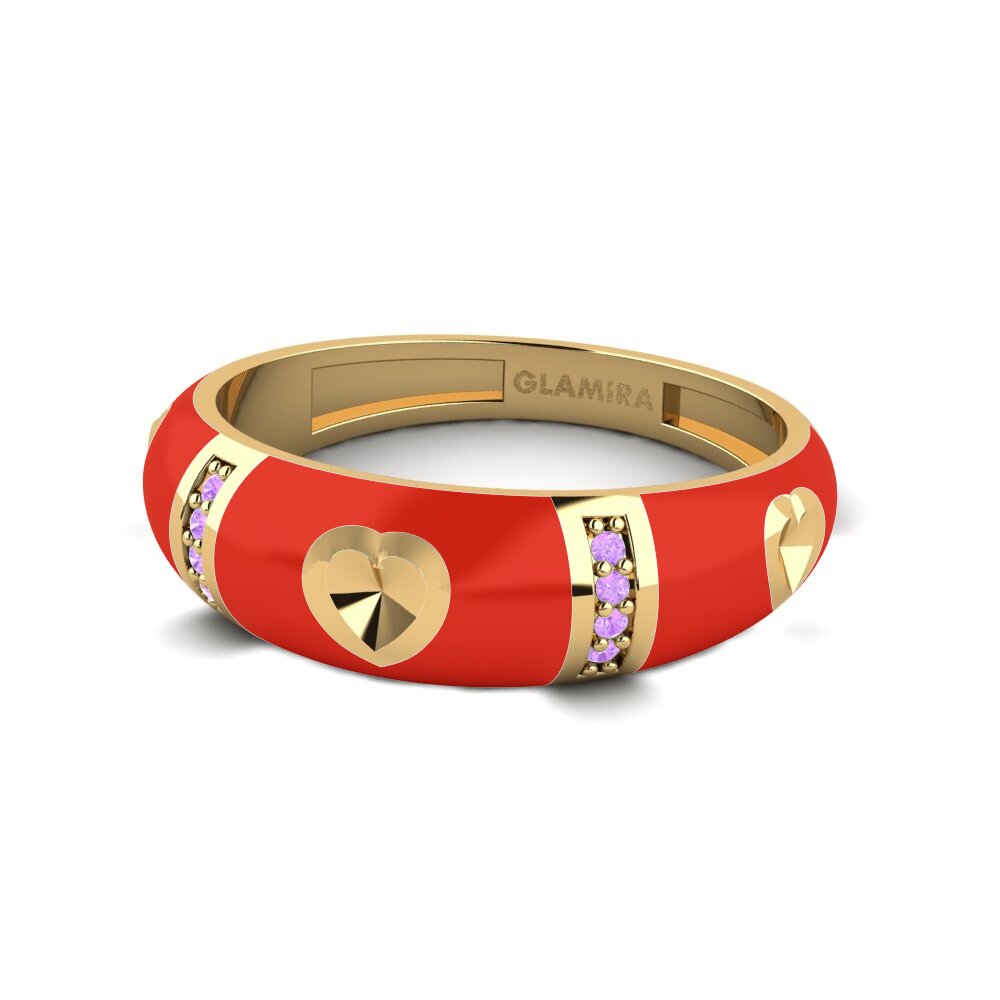 18ct Yellow Gold Ring Amorousness