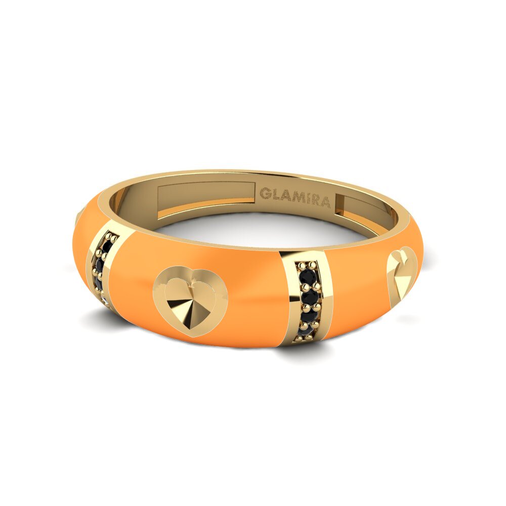 Schwarzer Saphir Ring Amorousness