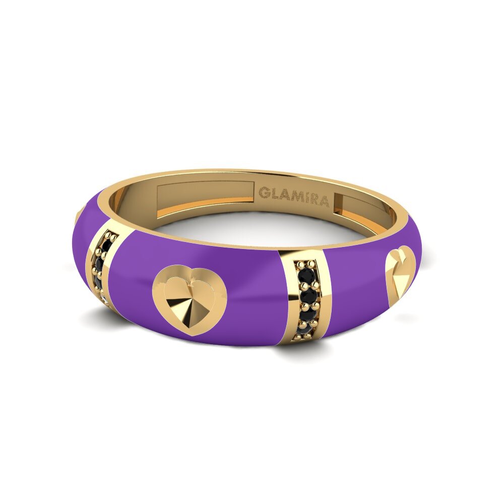 Zafiro negro Anillo Amorousness