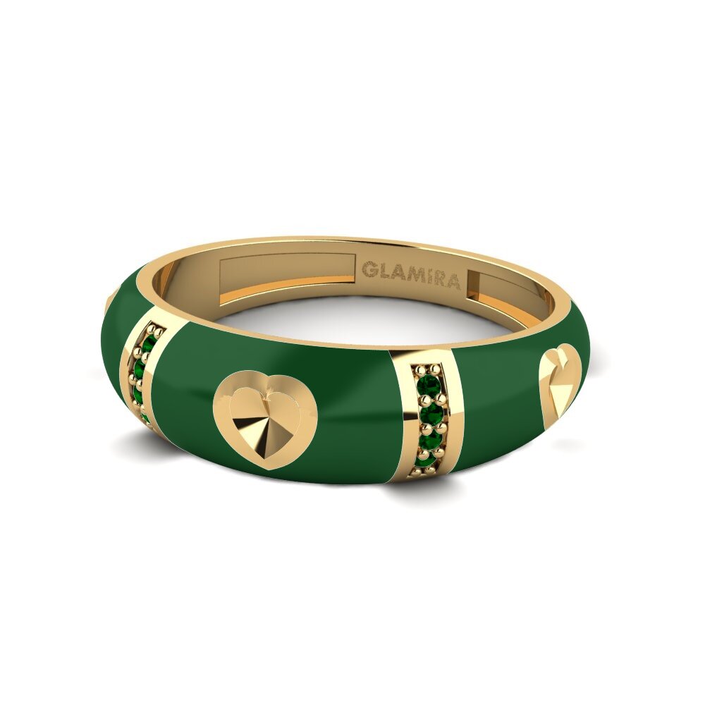 Zircone Verde Anello Amorousness