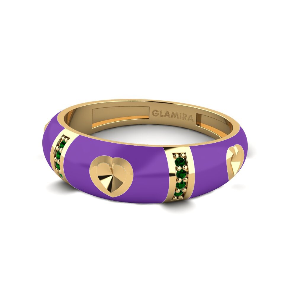 Grüner Zirkonia Ring Amorousness