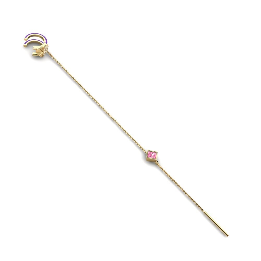 Pink Sapphire Women's Earring Bittersweat