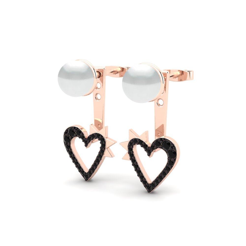 Black Onyx Women's Earring Blackheart