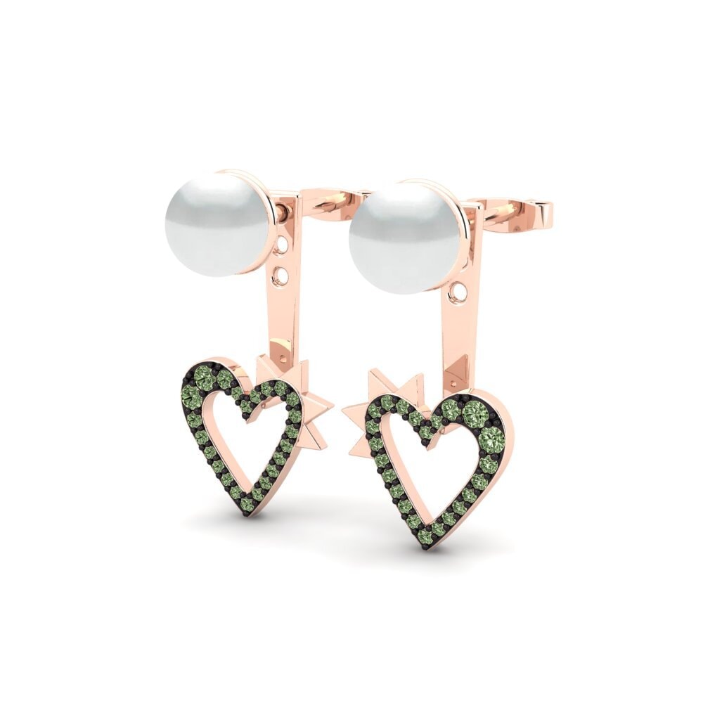 Green Diamond Women's Earring Blackheart