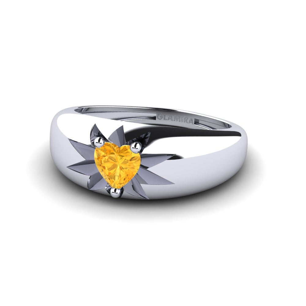 Citrino Anillo Bling
