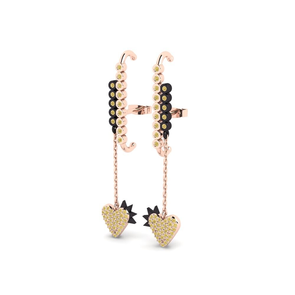 Yellow Diamond Women's Earring Calledlove