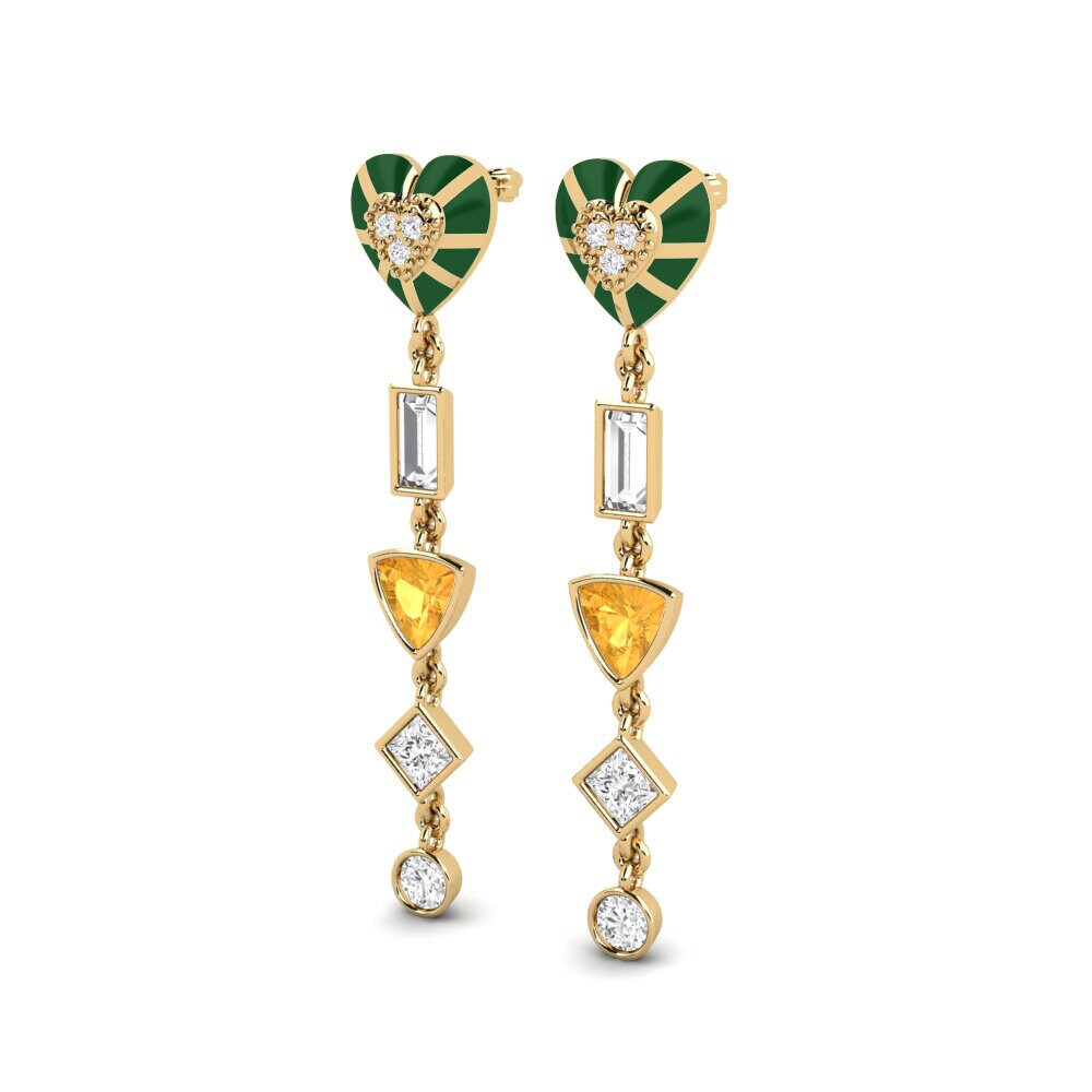 Citrine Women's Earring Chiari A