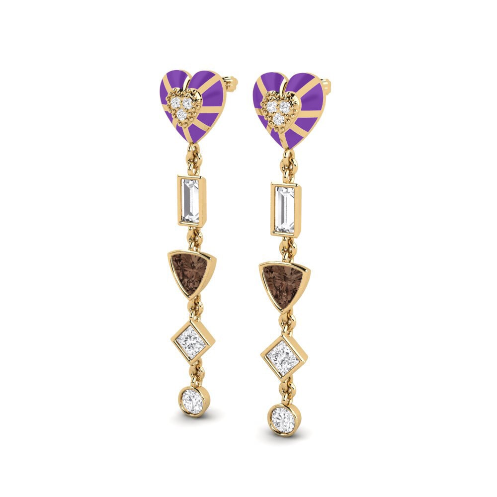 Smoky Quartz Women's Earring Chiari A