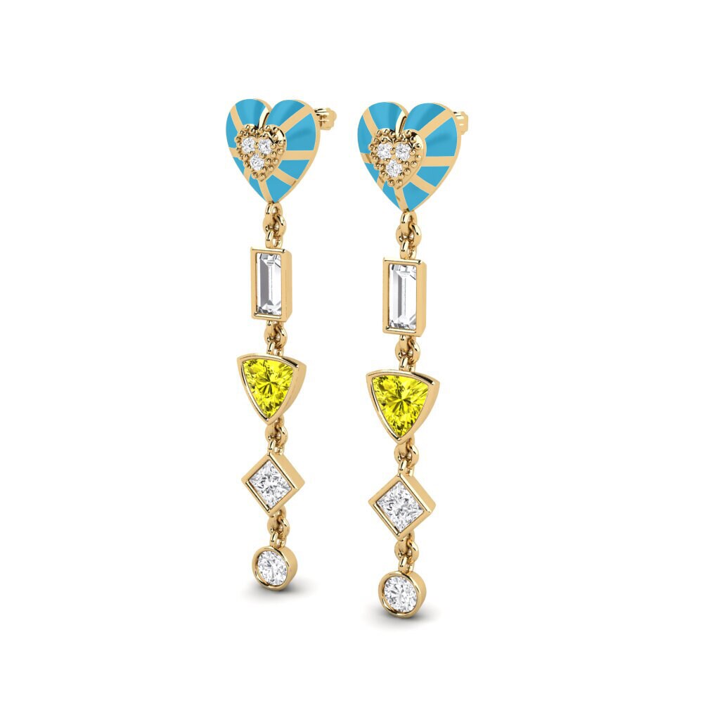 Yellow Diamond Women's Earring Chiari A