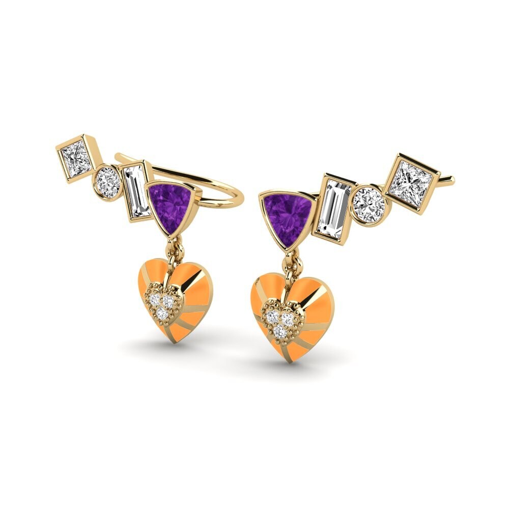 Amatista Pendiente de mujer Chiari B