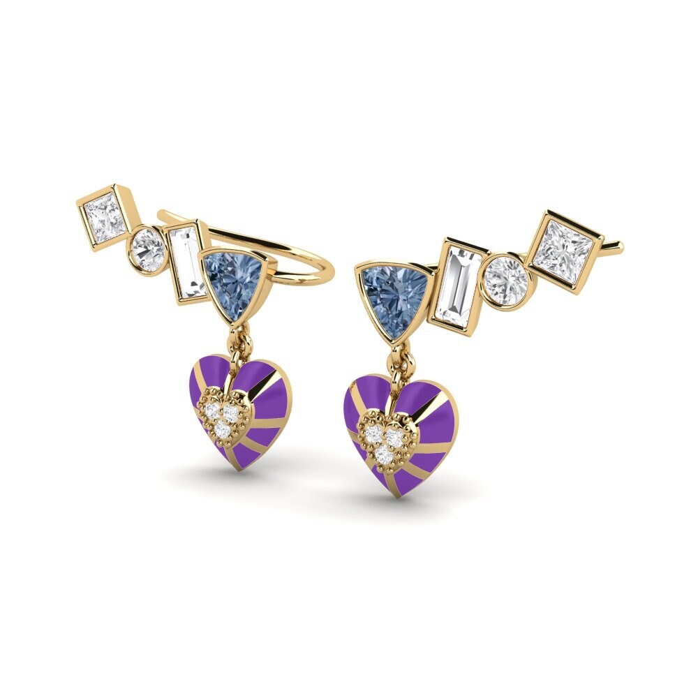 Diamante Azul Pendiente de mujer Chiari B