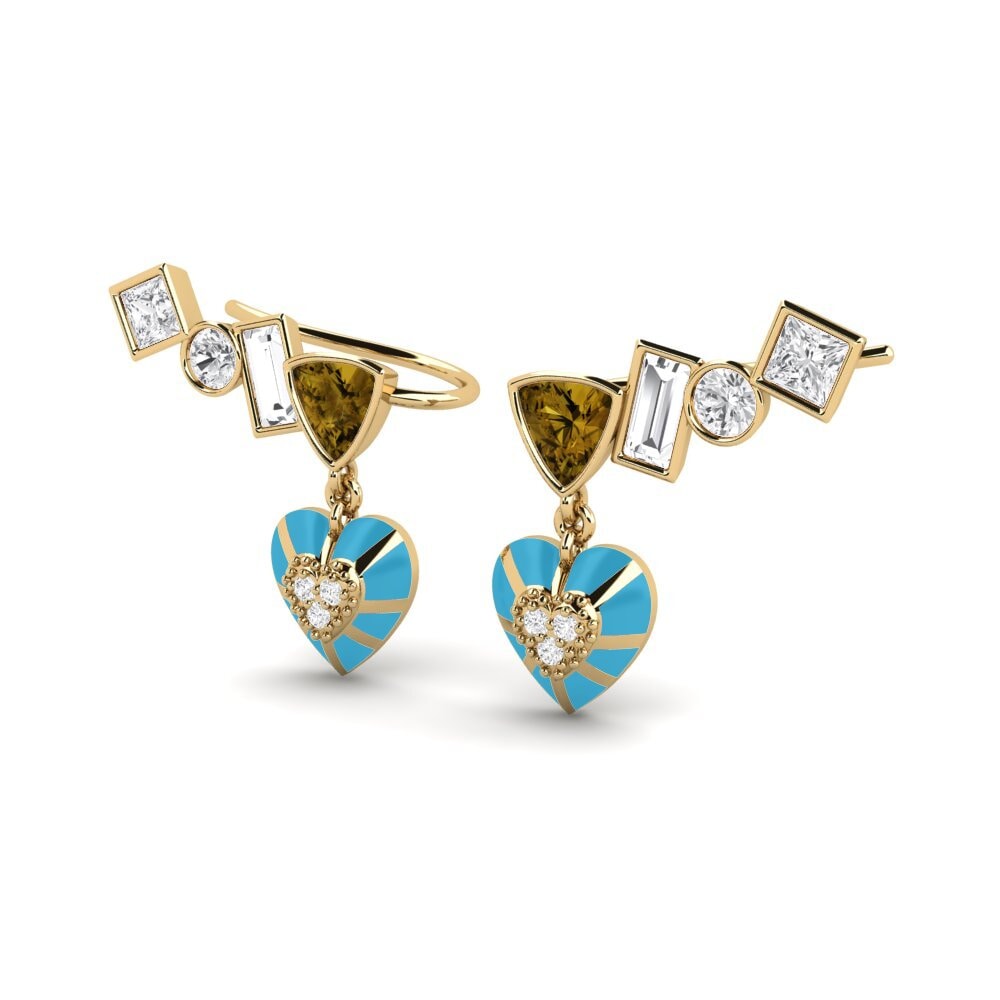 Brown Zircon Women's Earring Chiari B