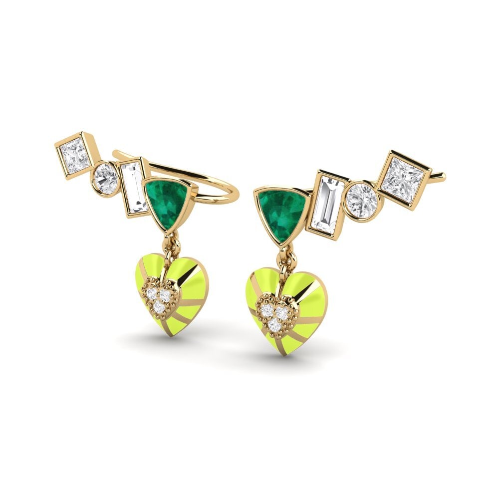 Smaragd Damen ohrring Chiari B