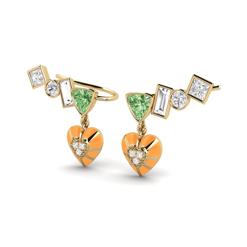 Diamante Verde Pendiente de mujer Chiari B