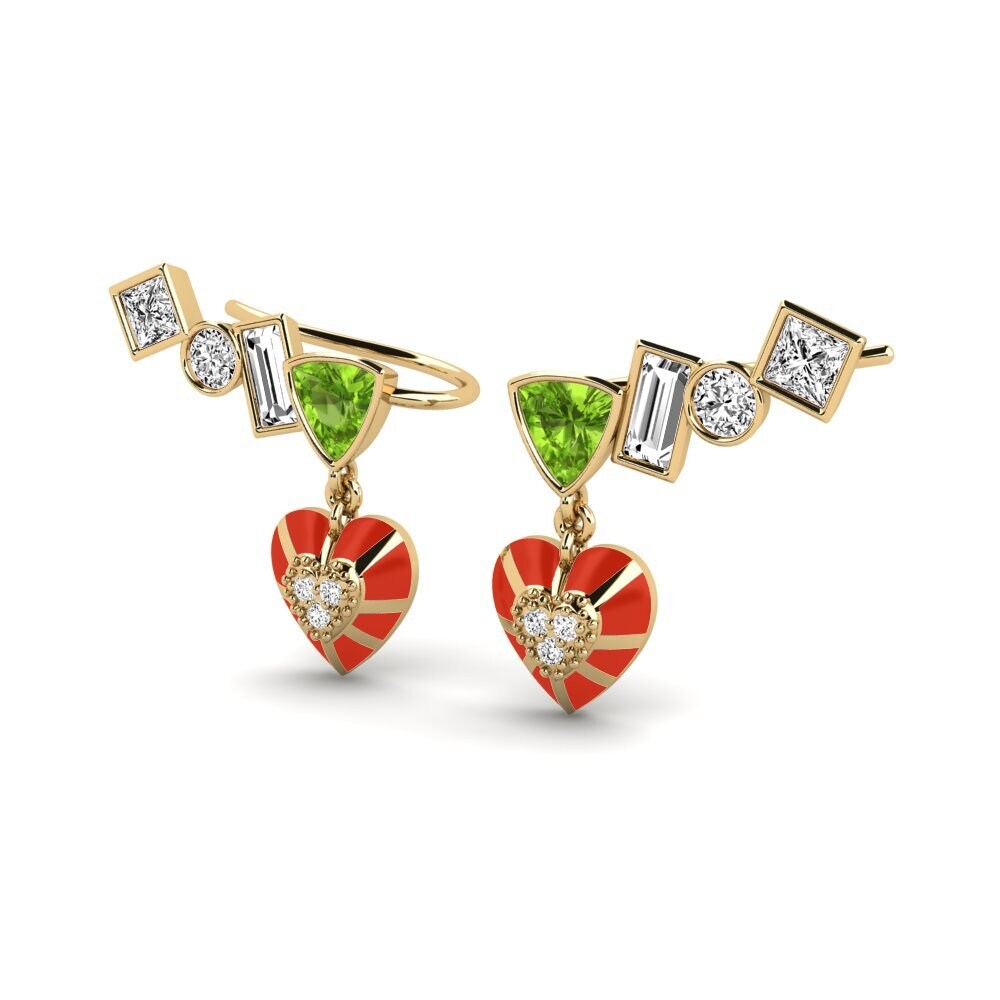 Peridoto Pendiente de mujer Chiari B