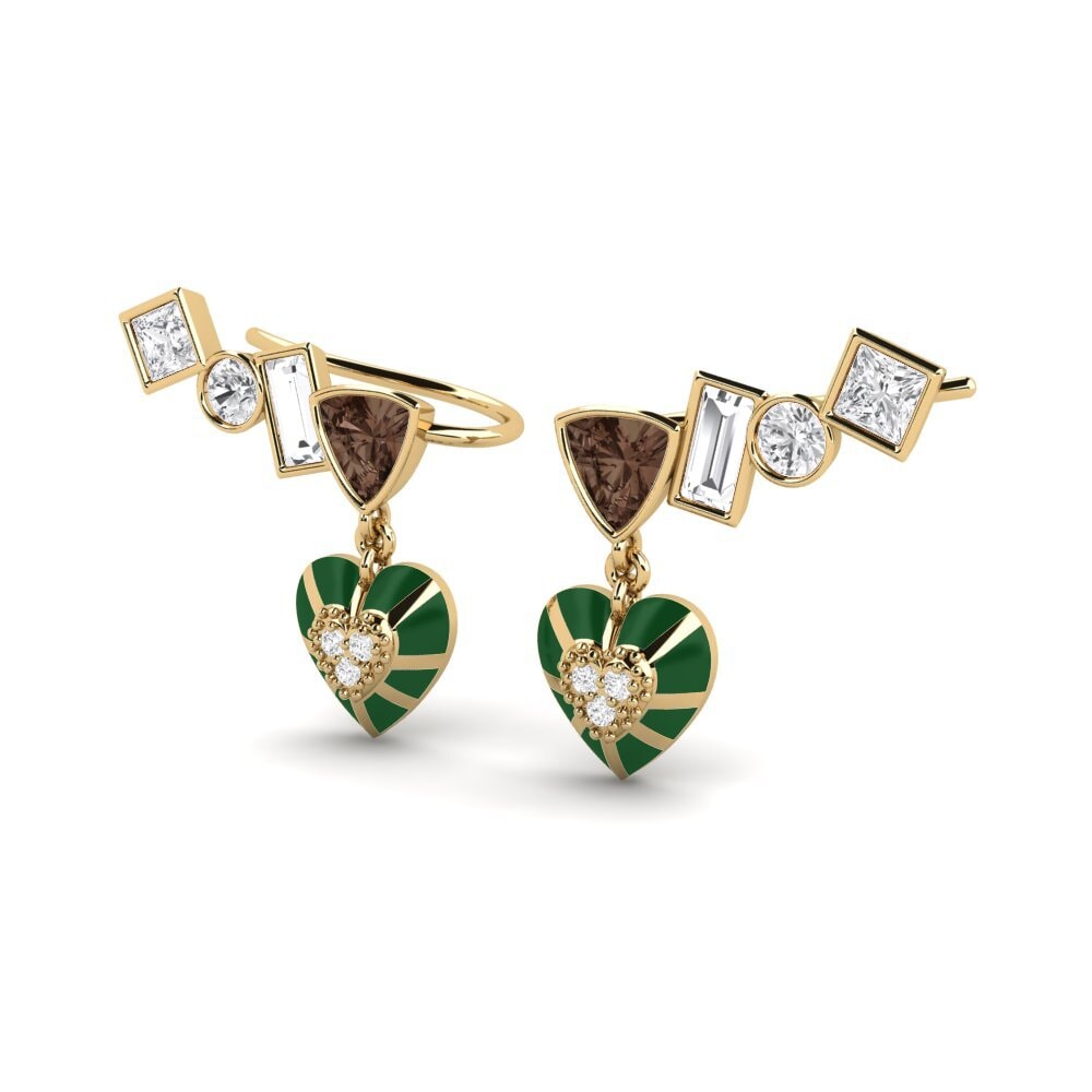 Smoky Quartz Women's Earring Chiari B