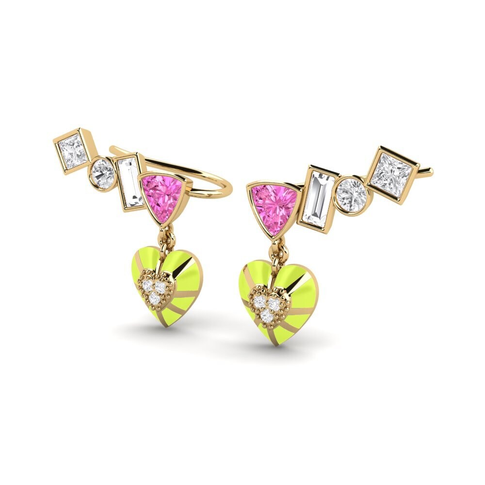 Pink Topaz Women's Earring Chiari B