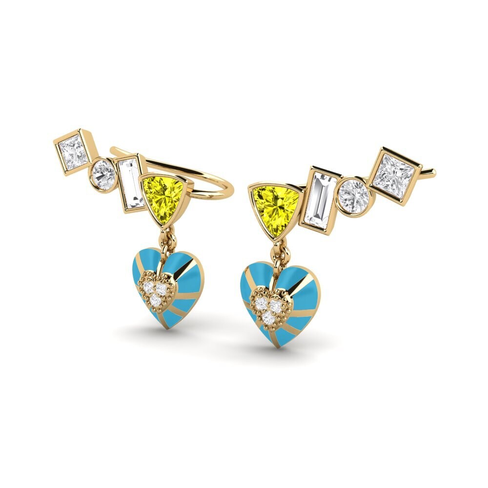 Yellow Diamond Women's Earring Chiari B