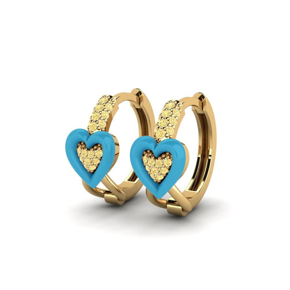 Yellow Diamond Women's Earring Contento