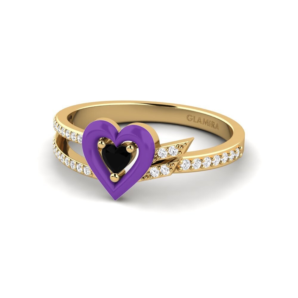 Zafiro negro Anillo Cuoresotille