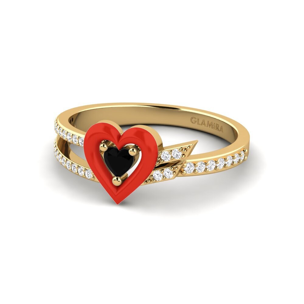 Zafiro negro Anillo Cuoresotille