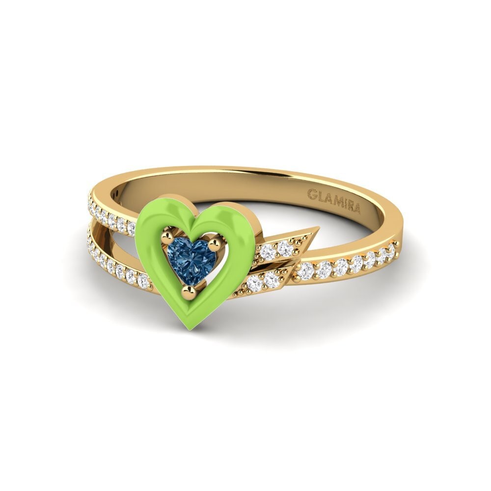 Blauer Diamant Ring Cuoresotille