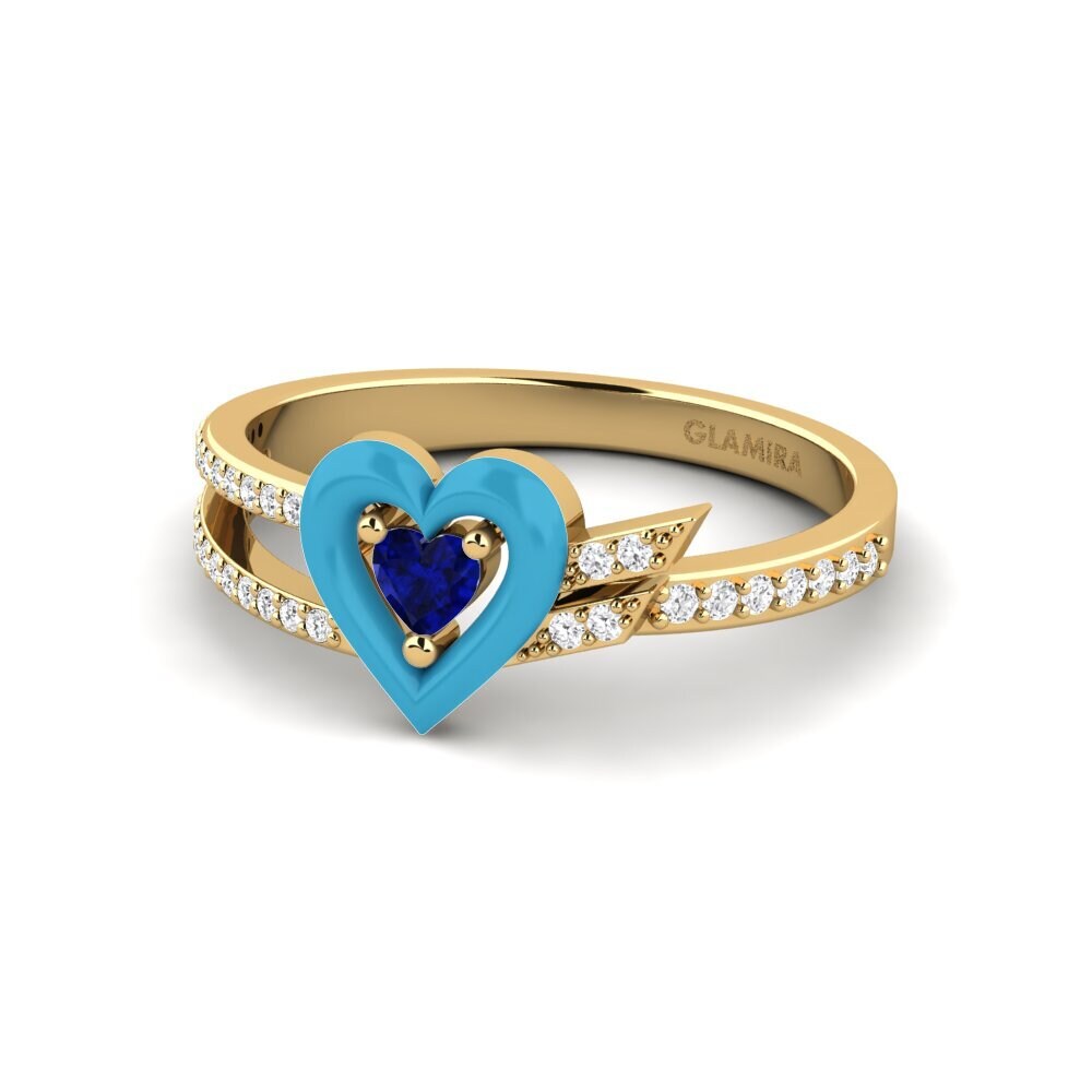 Saphir Ring Cuoresotille
