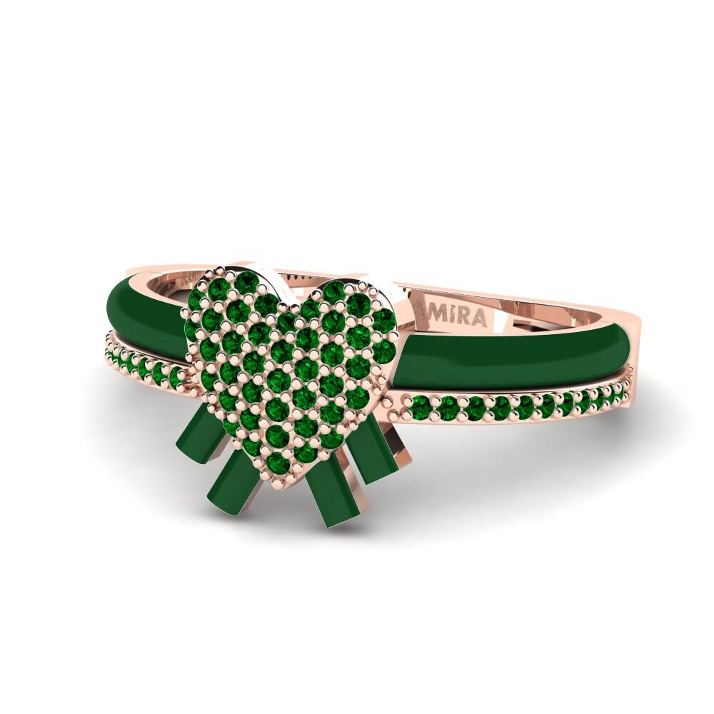 Zircone Verde Anello Daslicht