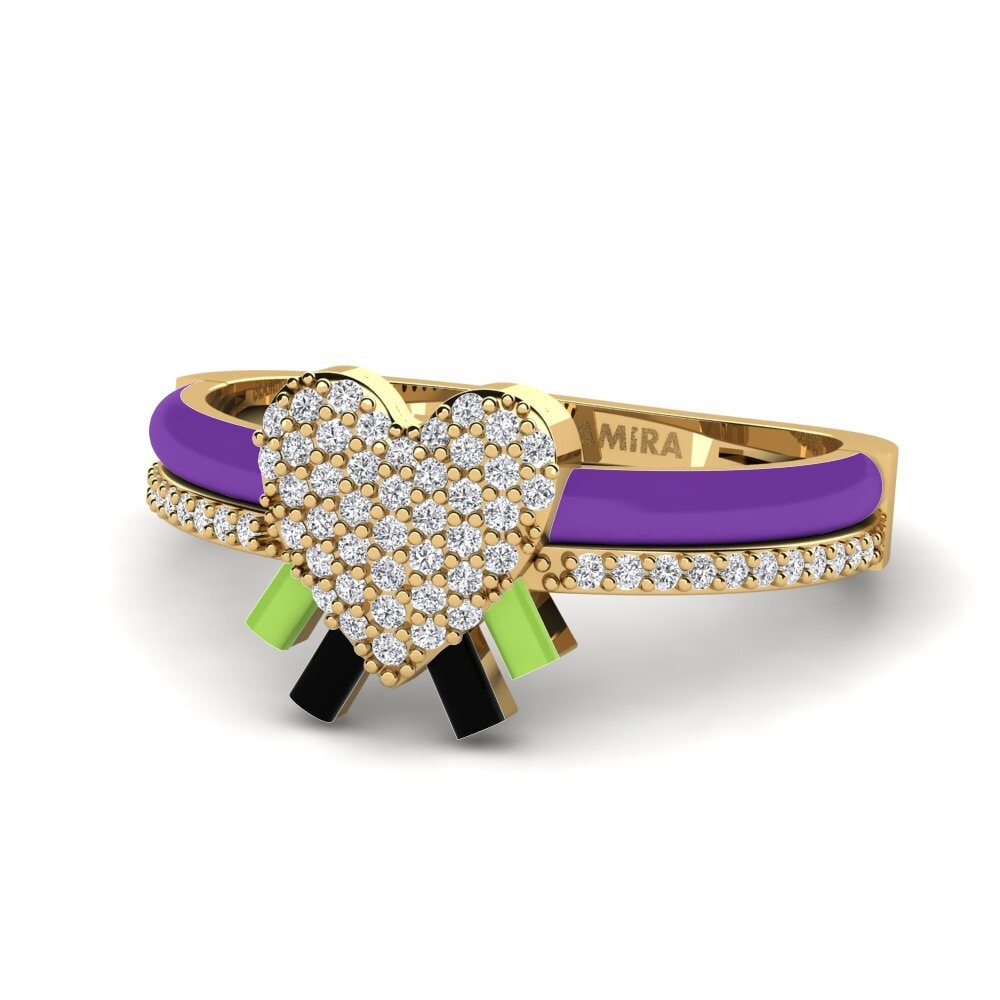 Gelbgold 750 Ring Daslicht