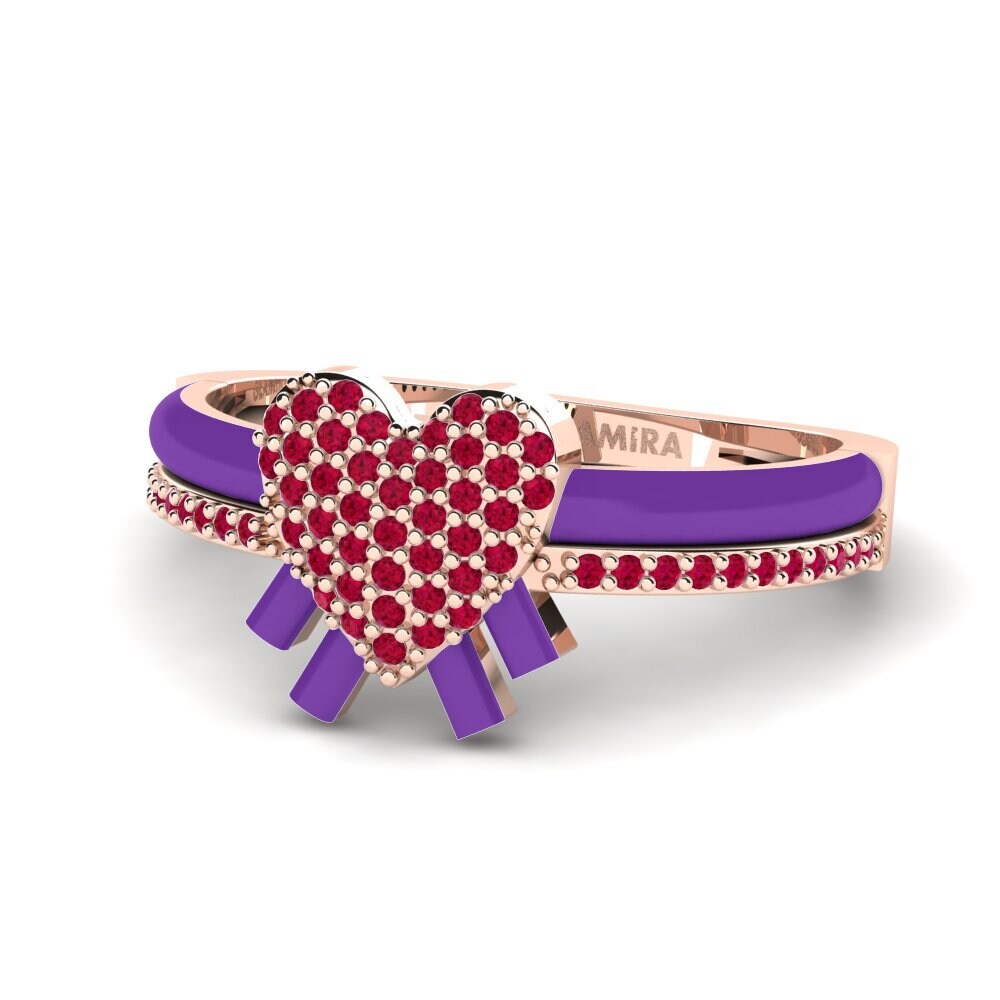 Rubí Anillo Daslicht