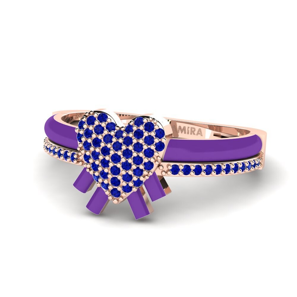 Zafiro Anillo Daslicht