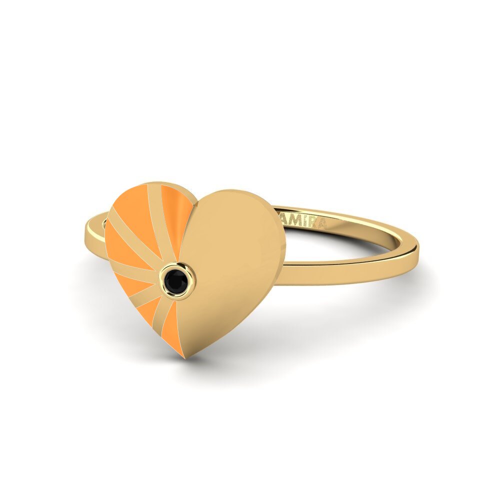 Schwarzer Saphir Ring Daylight