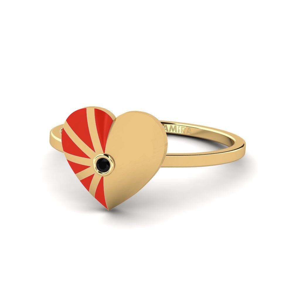 Zafiro negro Anillo Daylight